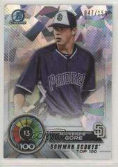 MacKenzie Gore [Atomic] #BTP-13 Baseball Cards 2018 Bowman Scouts' Top 100 Prices