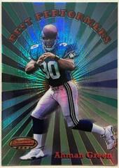 Ahman Green [Refractor] Football Cards 1998 Bowman's Best Performers Prices