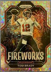 Tom Brady [No Huddle] Football Cards 2022 Panini Prizm Fireworks Prices