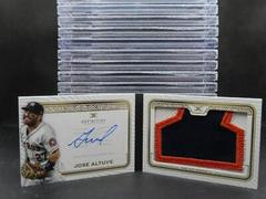 Jose Altuve #DAPB-JA Baseball Cards 2023 Topps Definitive Autograph Patch Book Collection Prices
