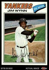 Jim Wynn #20 Baseball Cards 1977 Burger King Yankees Prices