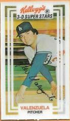 Fernando Valenzuela #7 Baseball Cards 1983 Kellogg's Prices