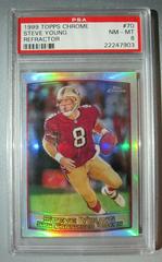 Steve Young [Refractor] #70 Football Cards 1999 Topps Chrome Prices