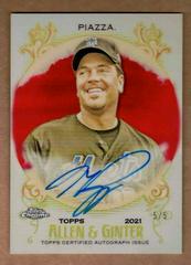 Mike Piazza [Red Refractor] #AGA-MP Baseball Cards 2021 Topps Allen & Ginter Chrome Autographs Prices