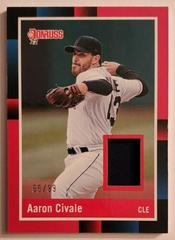 Aaron Civale [Red] Baseball Cards 2022 Panini Donruss Retro 1988 Materials Prices