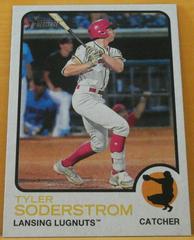 Tyler Soderstrom [Flip Stock] #171 Baseball Cards 2022 Topps Heritage Minor League Prices