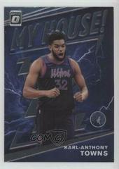 Karl Anthony Towns Basketball Cards 2019 Panini Donruss Optic My House Prices