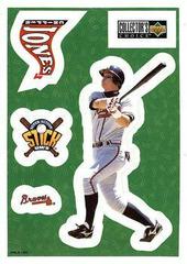 Chipper Jones #10 Baseball Cards 1997 Collector's Choice Stick Ums Prices