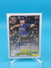 Bryan Woo Baseball Cards 2024 Topps 1989 Autograph Prices