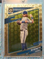 Bo Bichette [Gold] Baseball Cards 2021 Panini Donruss Optic Prices