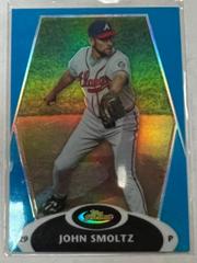 John Smoltz [Blue Refractor] #56 Baseball Cards 2008 Finest Prices