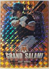 Jose Abreu [Orange Fluorescent] #GS-1 Baseball Cards 2022 Panini Mosaic Grand Salami Prices