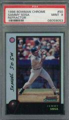 Sammy Sosa [Refractor] Baseball Cards 1998 Bowman Chrome Prices