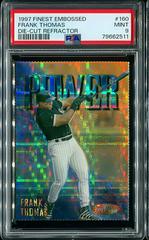 Frank Thomas [Die Cut Refractor] Baseball Cards 1997 Finest Embossed Prices