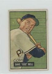 Dave Gus Bell #40 Baseball Cards 1951 Bowman Prices