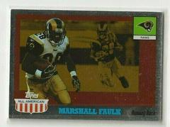 Marshall Faulk [Foil Gold] #73 Football Cards 2003 Topps All American Prices