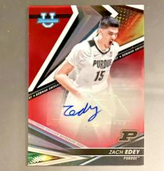 Zach Edey [Red] #BOA-ZE Basketball Cards 2022 Bowman University Best of Autographs Prices