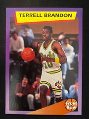 Terrell Brandon #96 Basketball Cards 1992 Front Row Dream Picks Prices