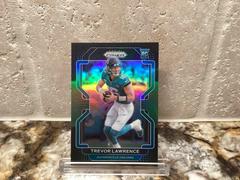 Trevor Lawrence [Green] Football Cards 2021 Panini Chronicles Prizm Black Prices