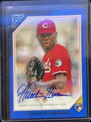 Hunter Greene [Blue] #RA-HG Baseball Cards 2022 Topps Gallery Rookie Autographs Prices