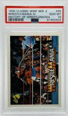 Ultimate Warrior Wrestling Cards 1990 Classic WWF The History of Wrestlemania Prices