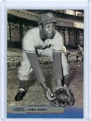 Ernie Banks [Rainbow Foil] Baseball Cards 2014 Stadium Club Prices