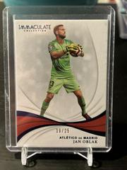 Jan Oblak [Sapphire] #26 Soccer Cards 2018 Panini Immaculate Prices