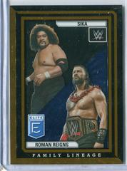 Sika / Roman Reigns [Orange] Wrestling Cards 2023 Donruss Elite WWE Family Lineage Prices