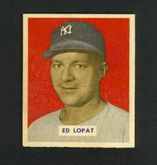 Ed Lopat Baseball Cards 1949 Bowman Prices