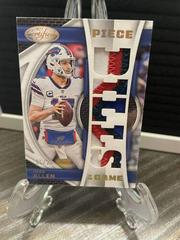 Josh Allen [Gold] #POG-7 Football Cards 2023 Panini Certified Piece of the Game Prices