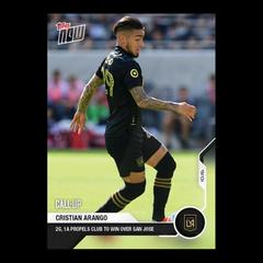 Cristian Arango #162 Soccer Cards 2021 Topps Now MLS Prices