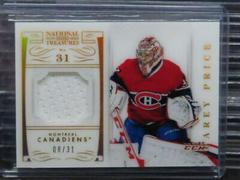 Carey Price [Base Numbers Patch] #1 Hockey Cards 2013 Panini National Treasures Prices