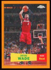 Dwyane Wade [1957 Orange Refractor] Basketball Cards 2007 Topps Chrome Prices