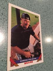 Greg Olson #708 Baseball Cards 1993 Topps Prices