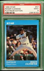 Roger Clemens #47 Baseball Cards 1990 Star Platinum Edition Prices