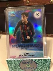 Gavi [Blue] #W-3 Soccer Cards 2022 Topps Chrome UEFA Club Competitions Wonderkids Prices