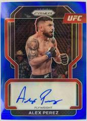 Alex Perez [Blue] #SG-APZ Ufc Cards 2022 Panini Prizm UFC Signatures Prices