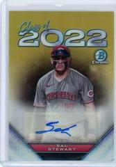 Sal Stewart [Gold] #C22A-SS Baseball Cards 2022 Bowman Draft Class of Autographs Prices