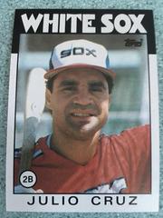 Julio Cruz #14 Baseball Cards 1986 Topps Prices