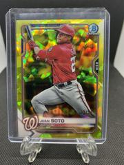 Juan Soto [Yellow] #84 Baseball Cards 2021 Bowman Chrome Sapphire Prices
