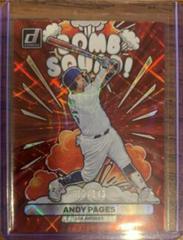 Andy Pages [Red] #BS6 Baseball Cards 2023 Panini Donruss Bomb Squad Prices