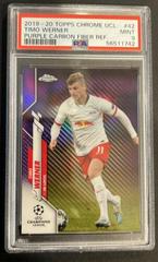 Timo Werner [Purple Refractor] #42 Soccer Cards 2019 Topps Chrome UEFA Champions League Prices