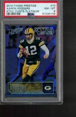 Aaron Rodgers [Xtra Points Platinum] #70 Football Cards 2016 Panini Prestige Prices
