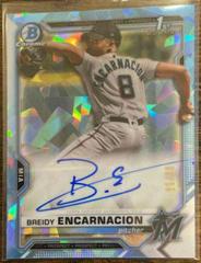 Breidy Encarnacion [Aqua Refractor] Baseball Cards 2021 Bowman Sapphire Autographs Prices