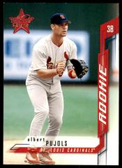 Albert Pujols #205 Baseball Cards 2001 Leaf Rookies & Stars Prices
