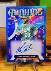 Shea Langeliers [Blue] Baseball Cards 2023 Topps Finest Rookies Design Variation Autographs Prices