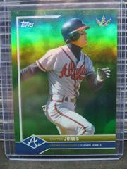 Chipper Jones [Green Rainbow] #11 Baseball Cards 2022 Topps X Bobby Witt Jr. Crown Prices
