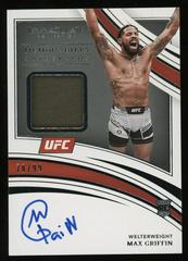 Max Griffin [Memorabilia Autograph] #108 Ufc Cards 2022 Panini Immaculate UFC Prices