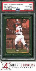 Jim Thome [Framed Green 75] #23 Baseball Cards 2008 Upper Deck Masterpieces Prices
