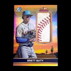 Brett Baty [Orange] #AFLR-BB Baseball Cards 2022 Bowman Chrome AFL Relics Prices